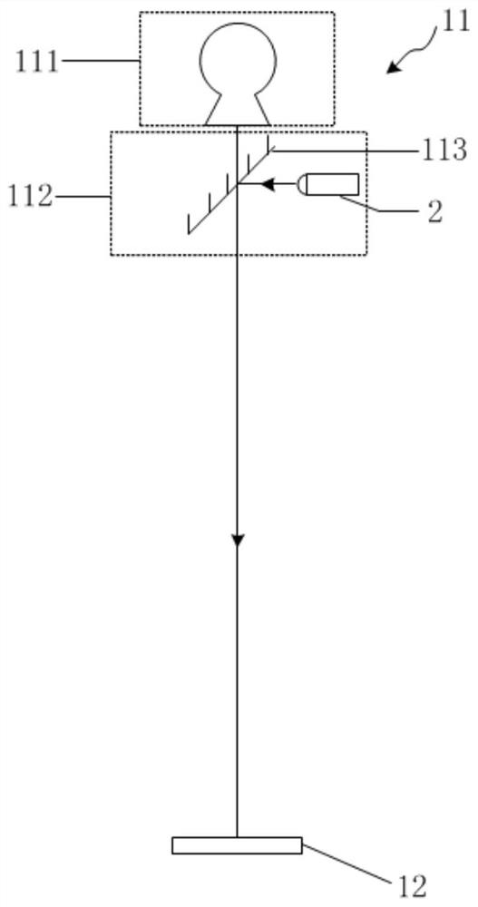 Positioning device for assisting c-arm fluoroscopy, c-arm x-ray machine and positioning method