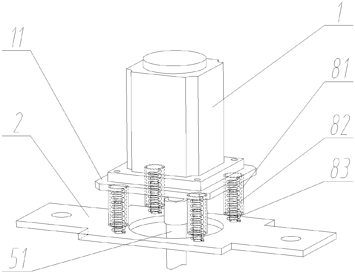 Plant hole digging device for forestry