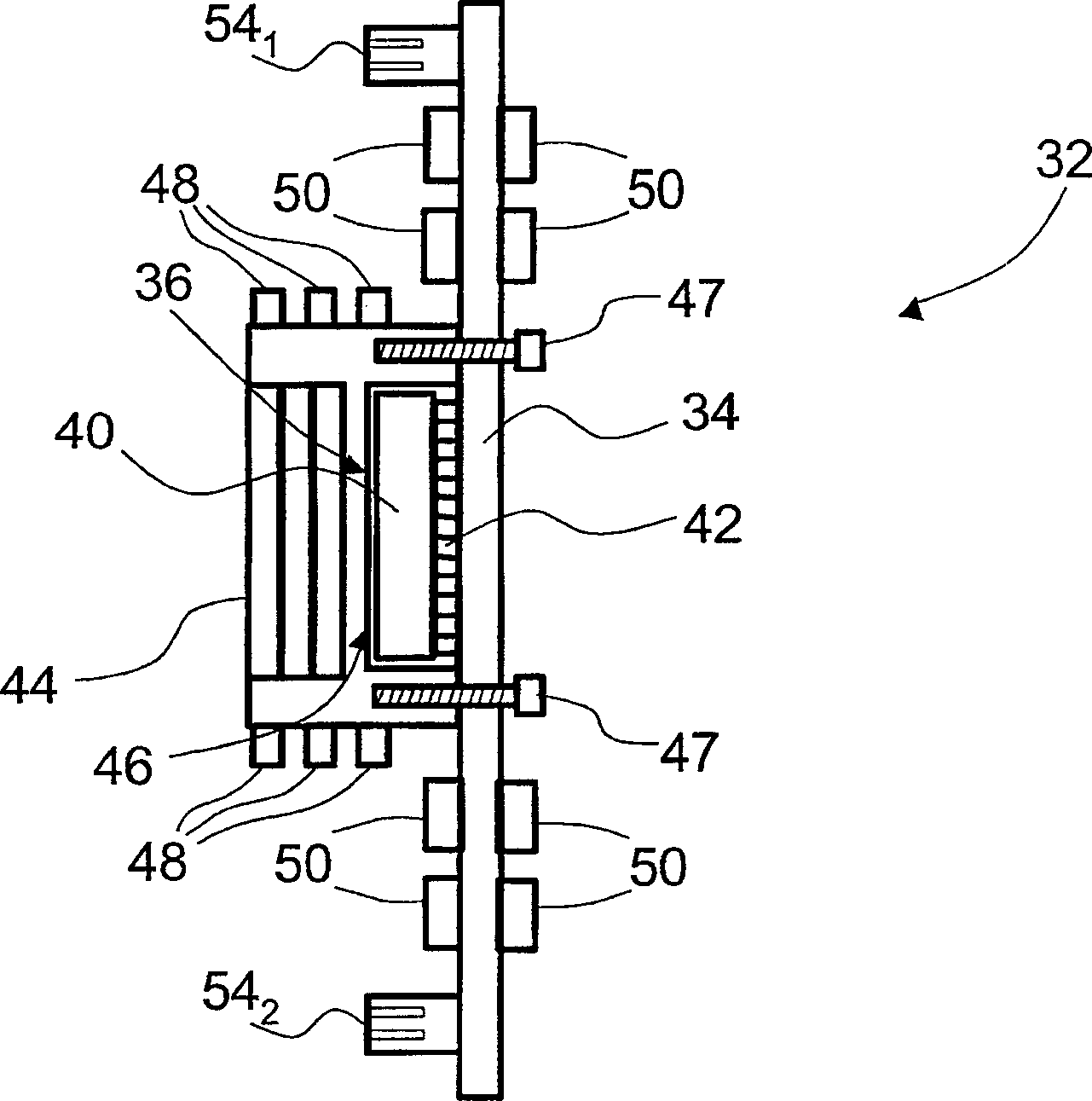 Symmetrical multiple-slice computed tomography data measuring system