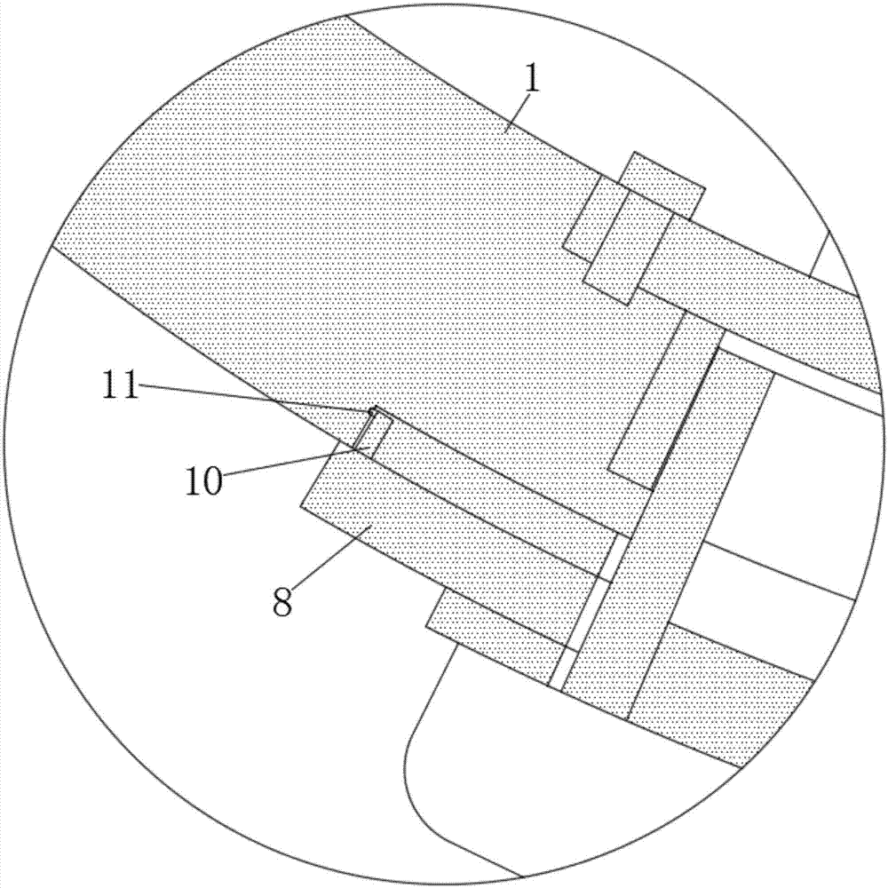 Mounting structure of control panel of water machine for ultrapure water