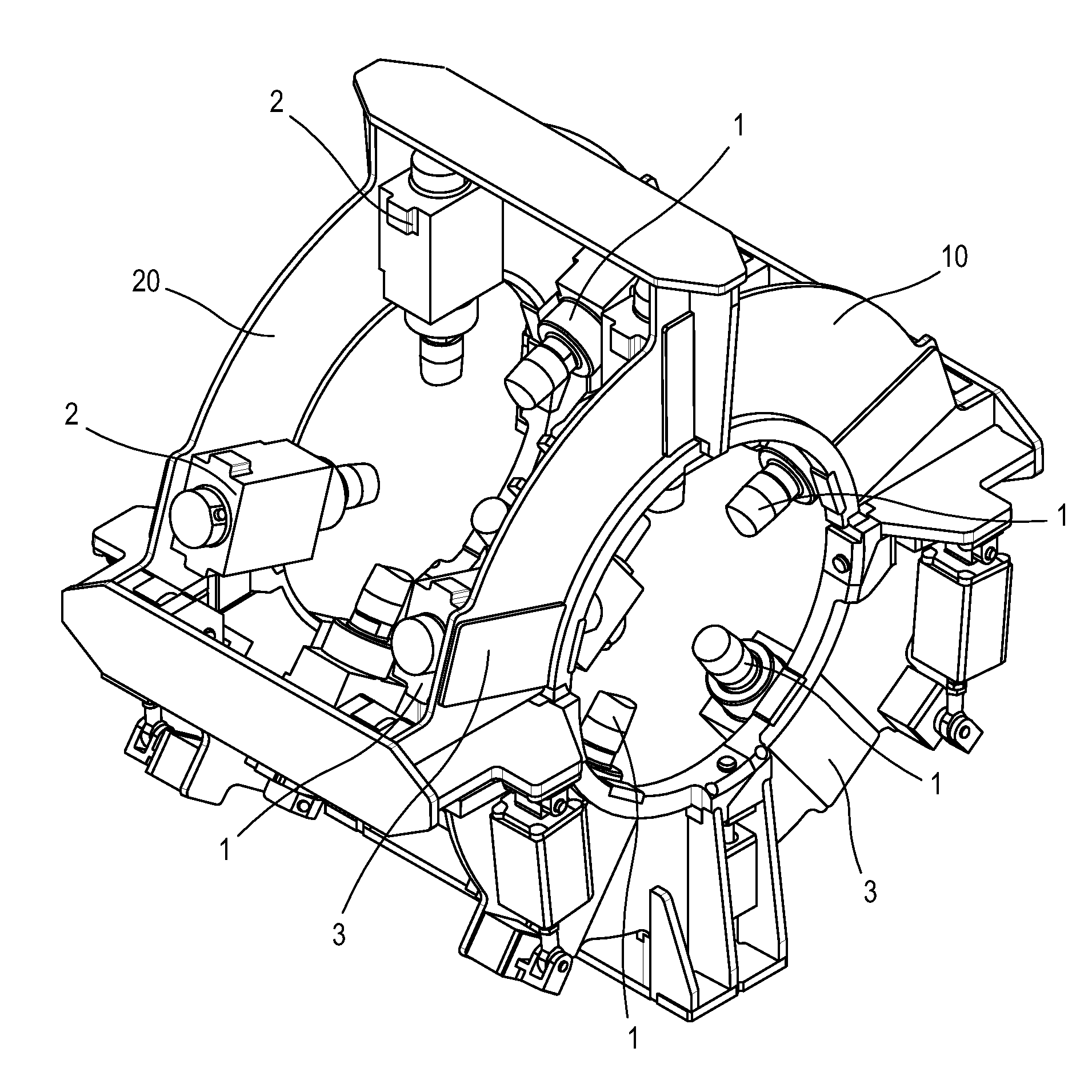 Method and device for positioning a first pipe with respect to a second pipe