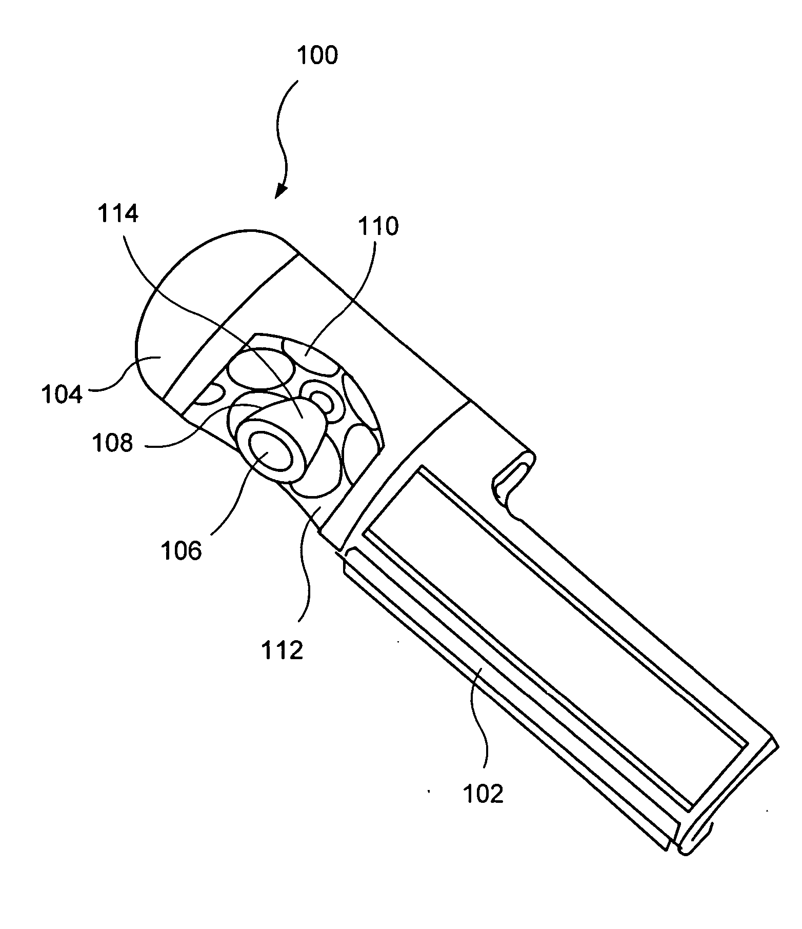 Device for thermal treatment of tissue and for temperature measurement of tissue providing feedback