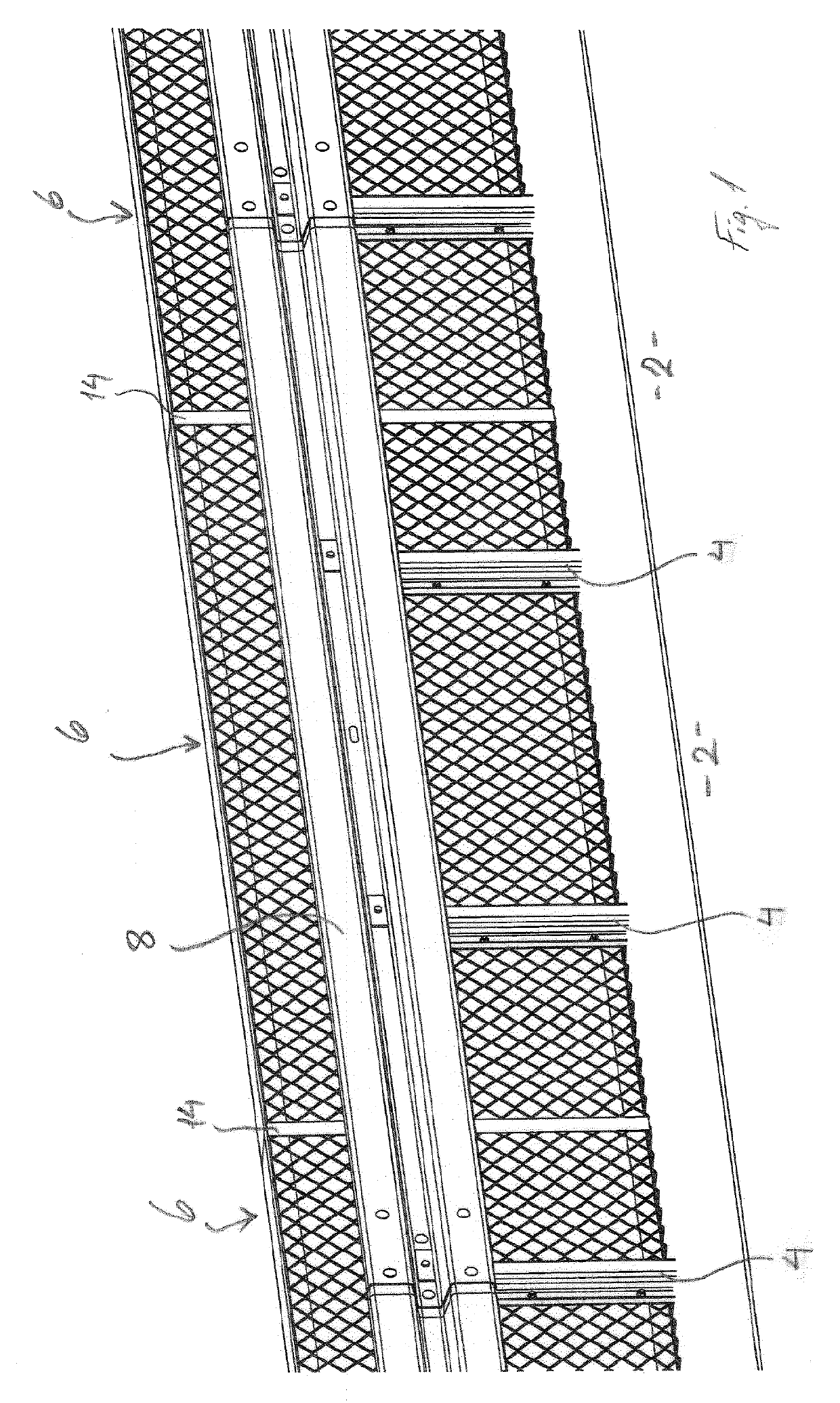 Sound absorbing guard rail system