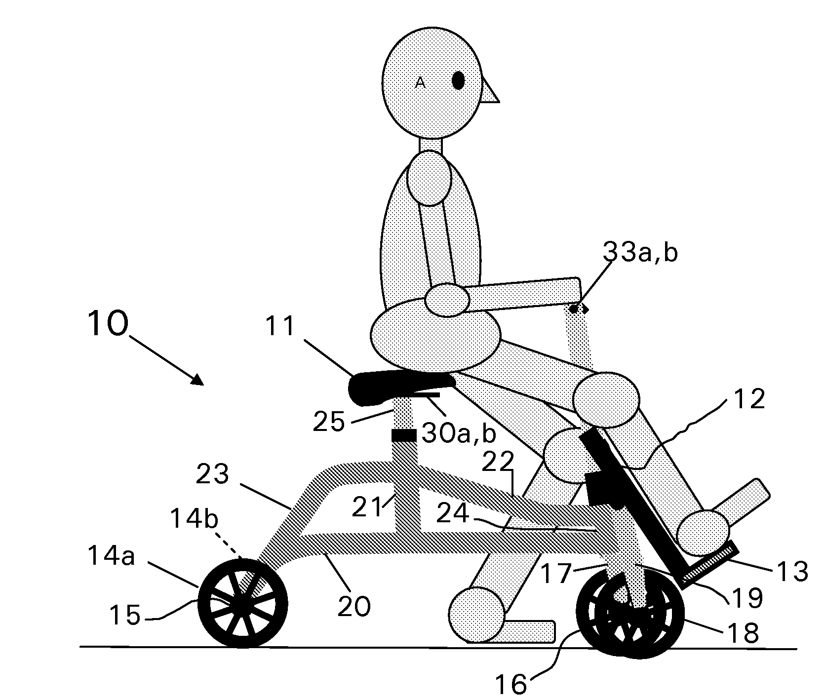 Sitting Orthopedic Mobility Scooter