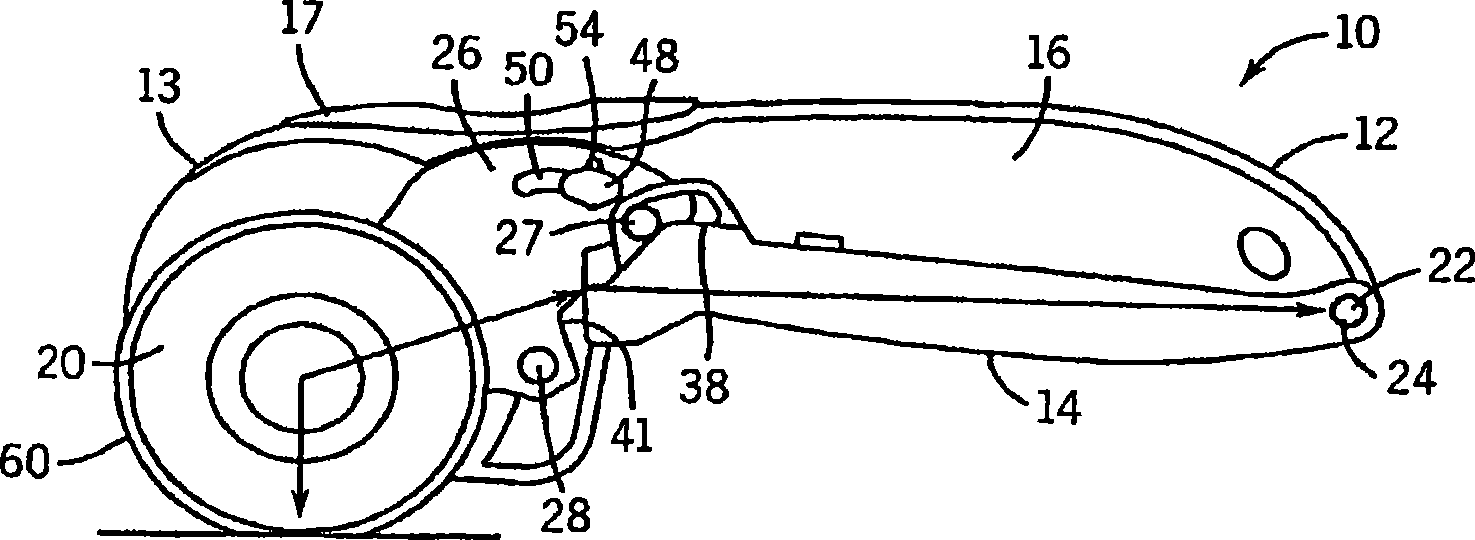 Handheld rotary cutter