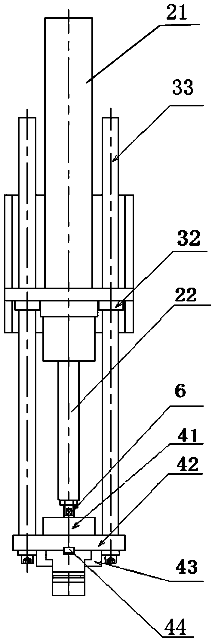 Vertical wedge mechanism