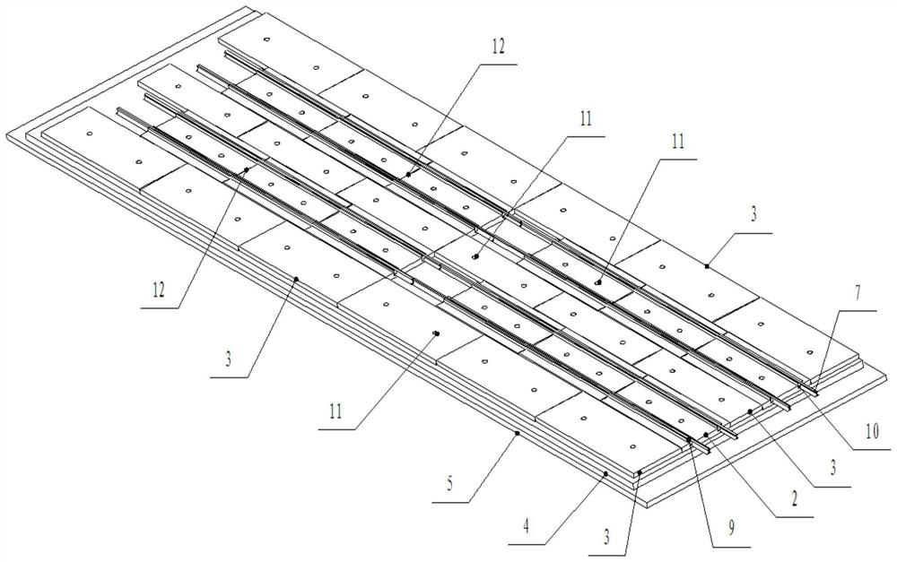 Level crossing rail rapid construction method