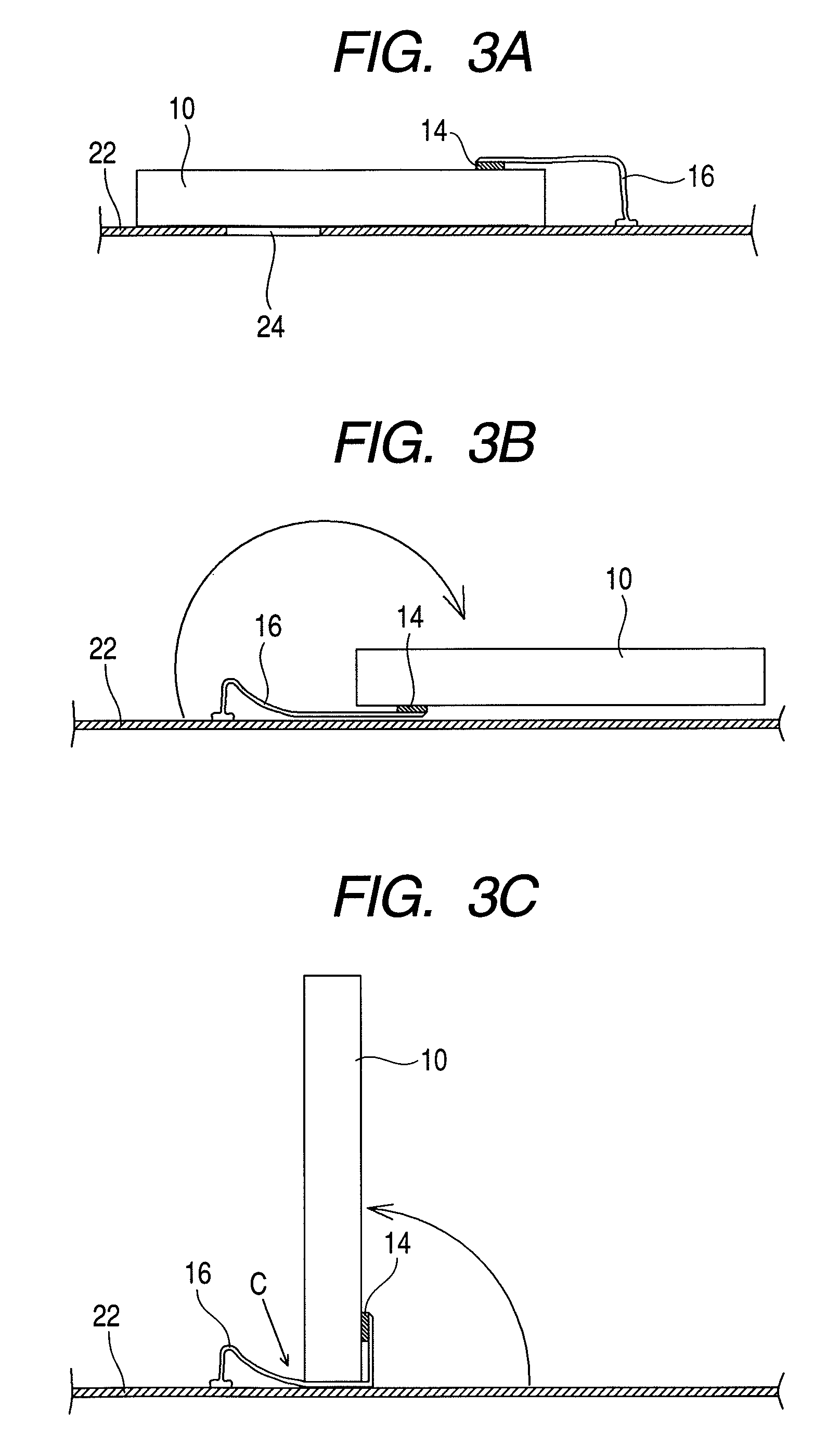 Method for forming side wirings