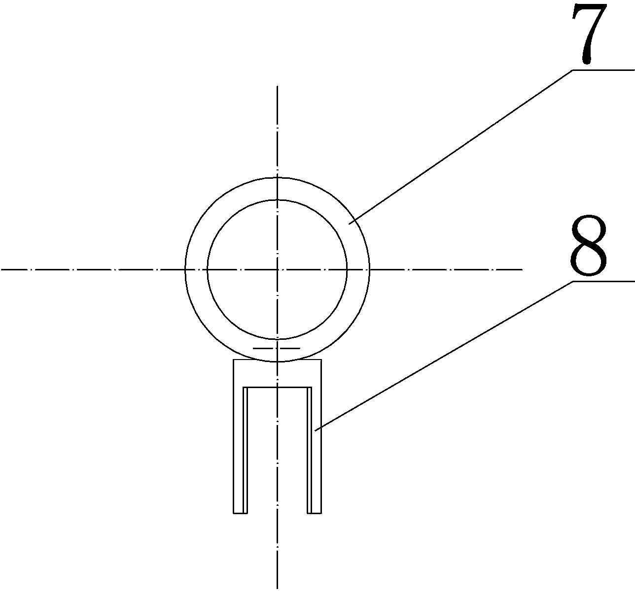 Hoisting device for overhauling jackdrill head of mining trolley and hoisting method