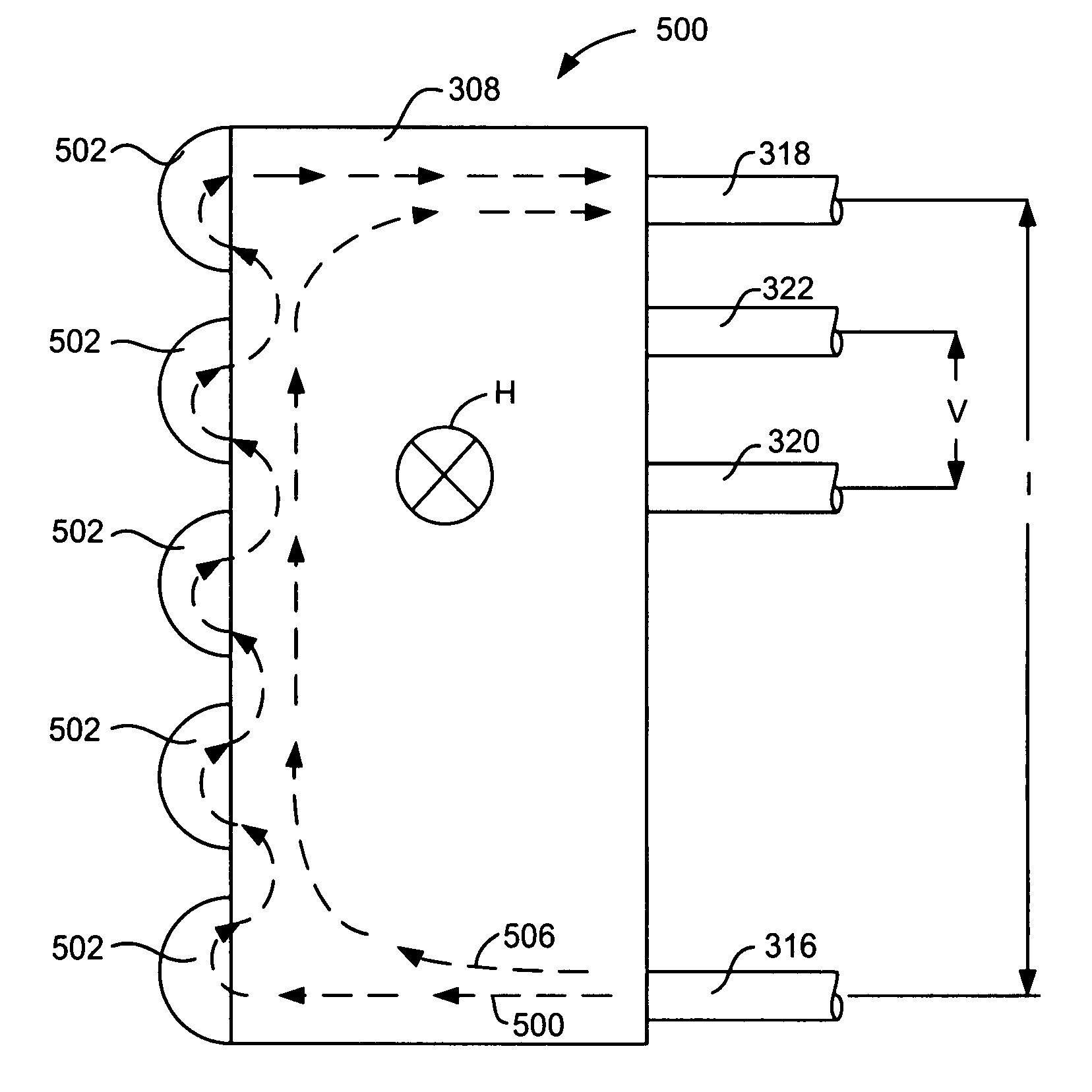 EMR structure with bias control and enhanced linearity of signal