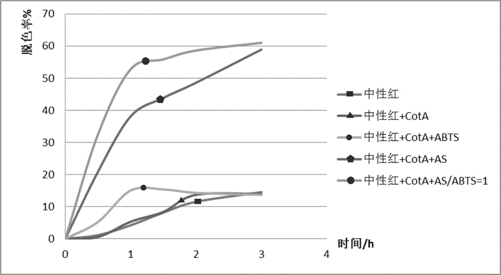 Laccase composite dielectric body and decolorization method