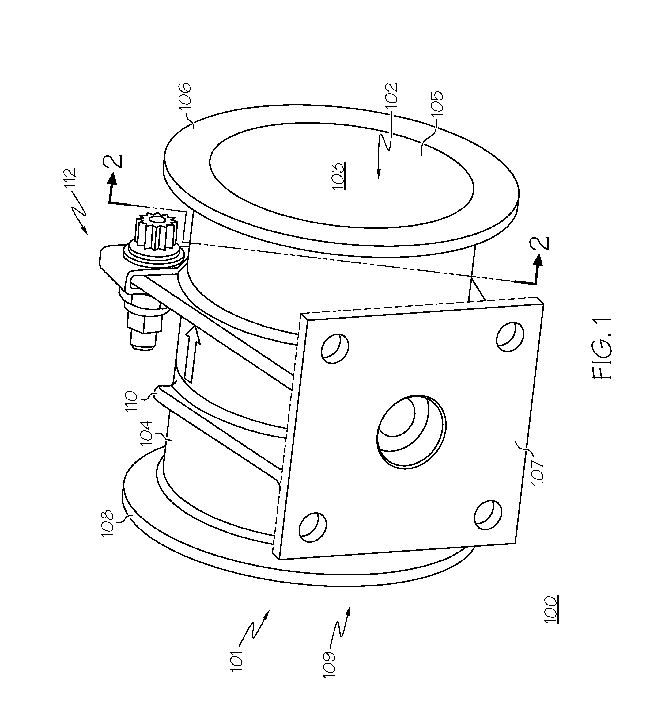 Composite valve assembly for aircraft environmental control systems