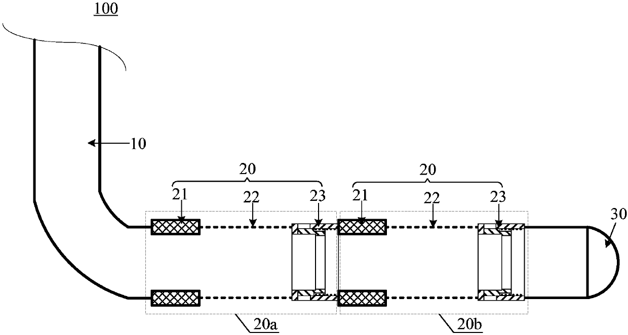 Gravel filling device and gravel filling method