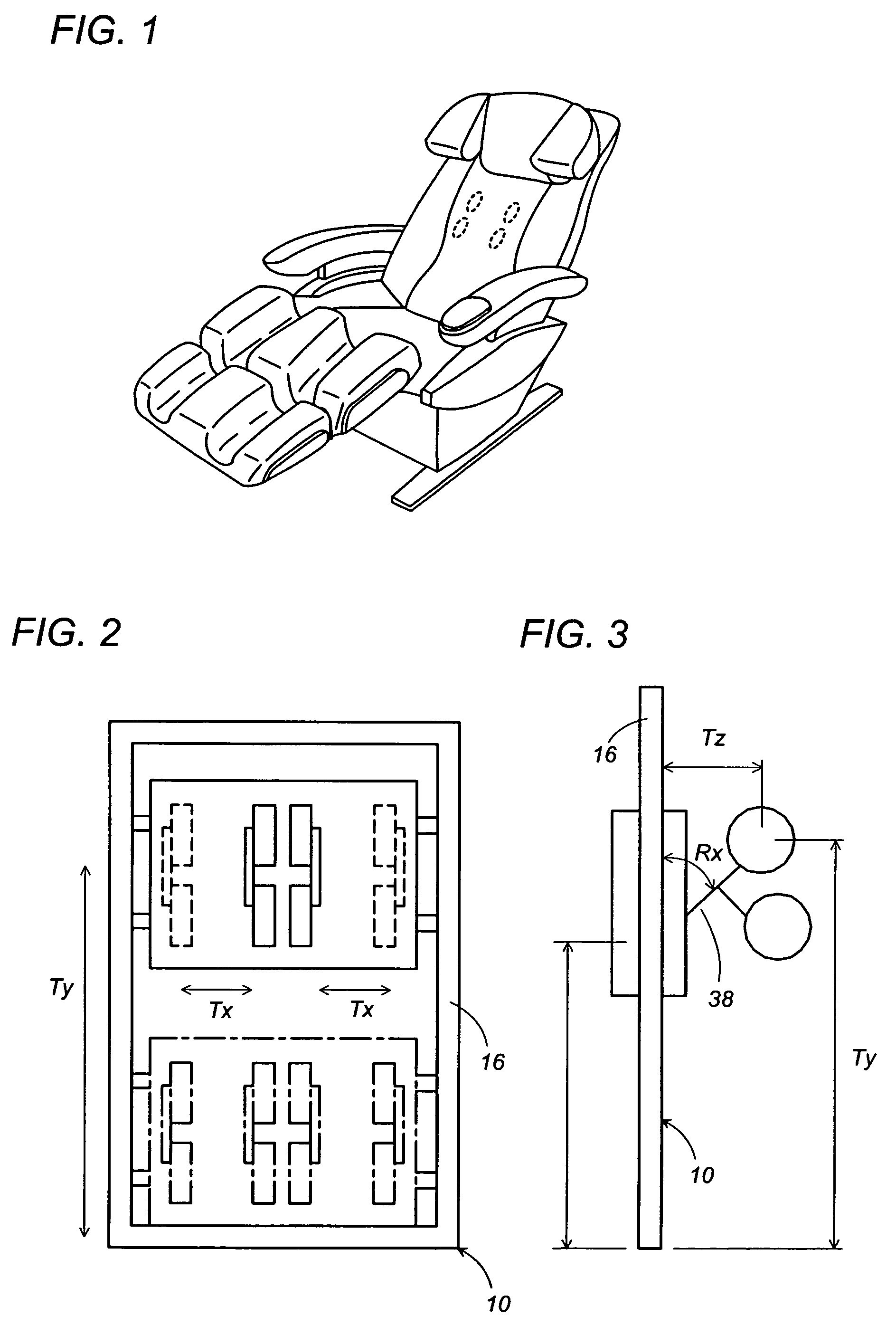 Massaging device having controller to remove dead points during operation