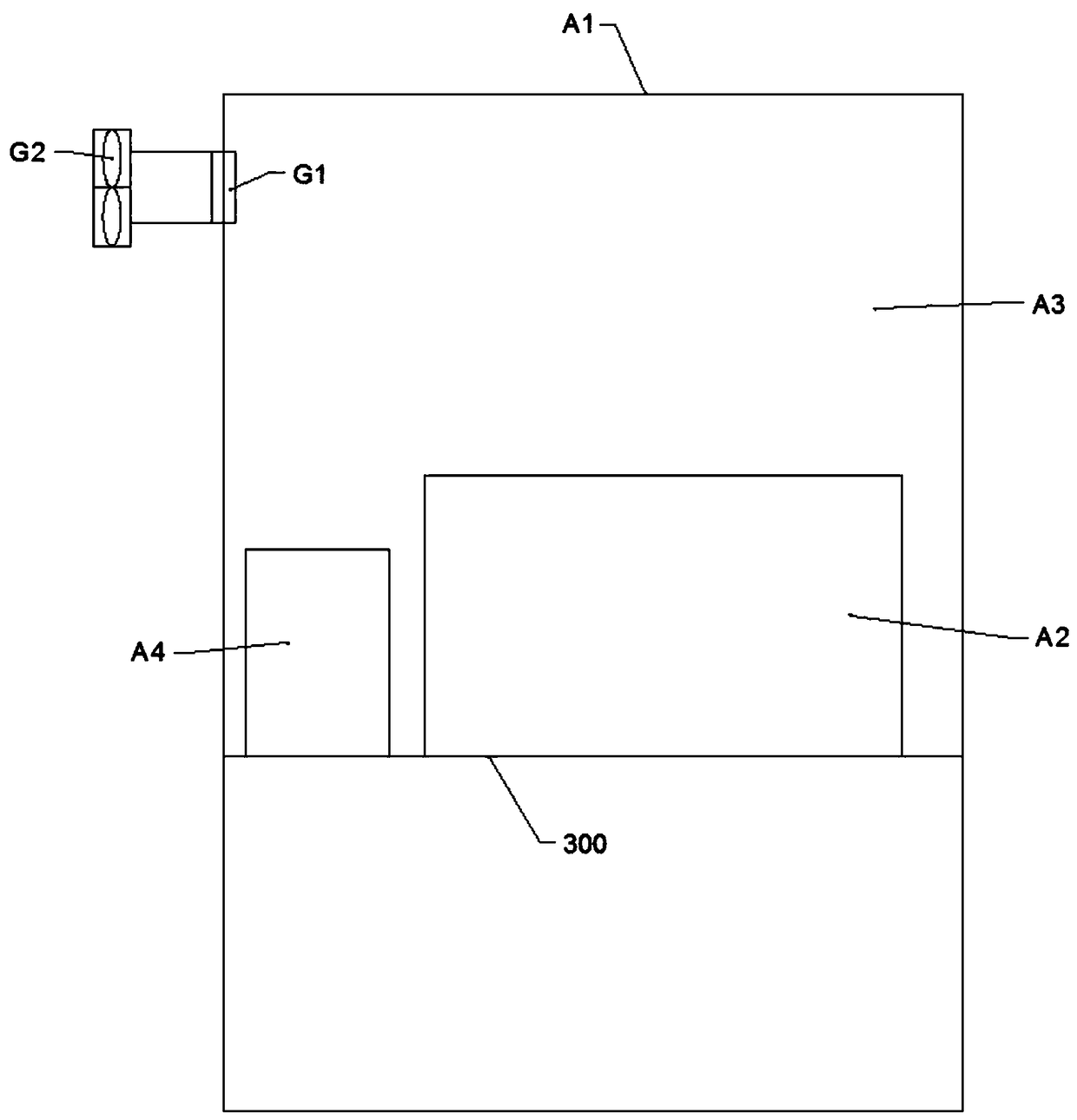 Cabinet-type integrated cooking machine with active exhaust system