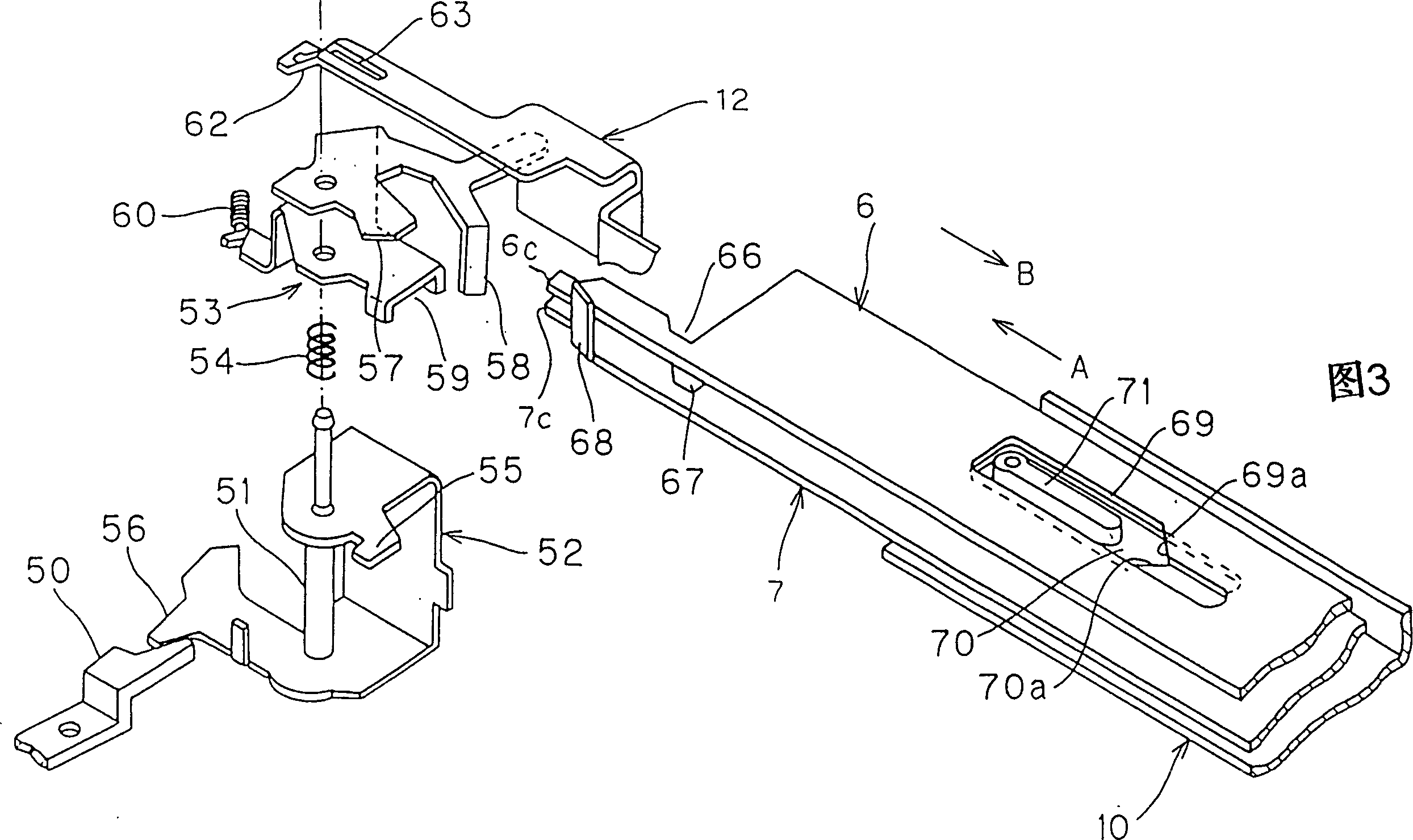 Manual operation mechanism of cassette recorder with automatic conversion