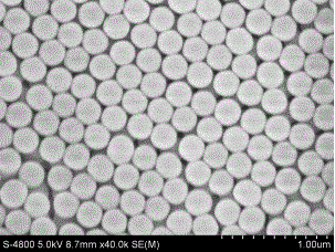 Photonic crystal assembled by fluorescent microspheres and preparation method and application thereof