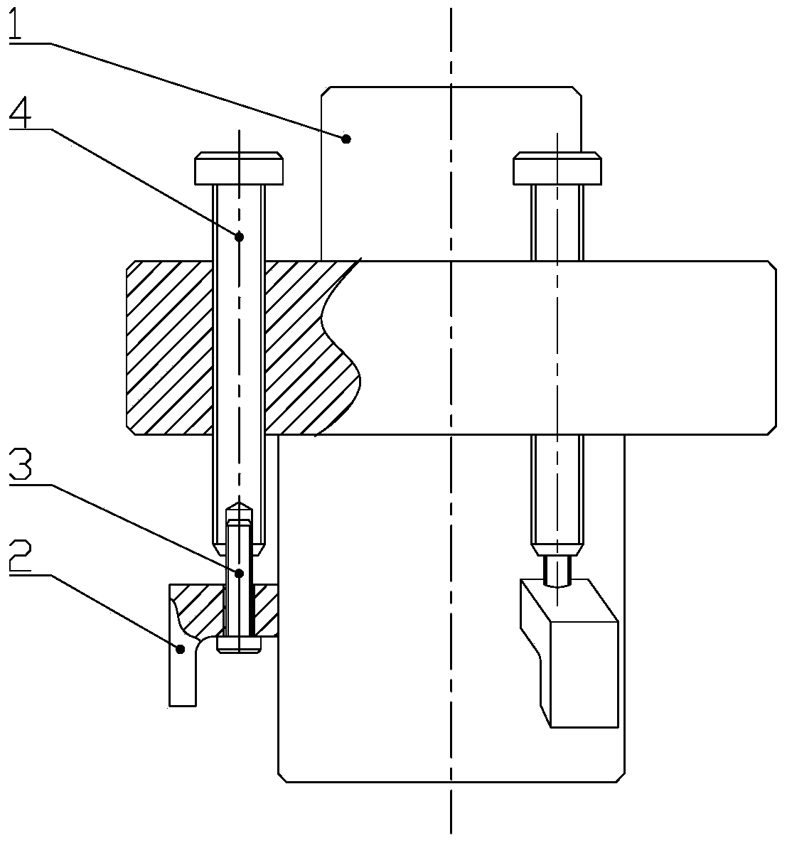 Fastening strip straightening device for thermal battery