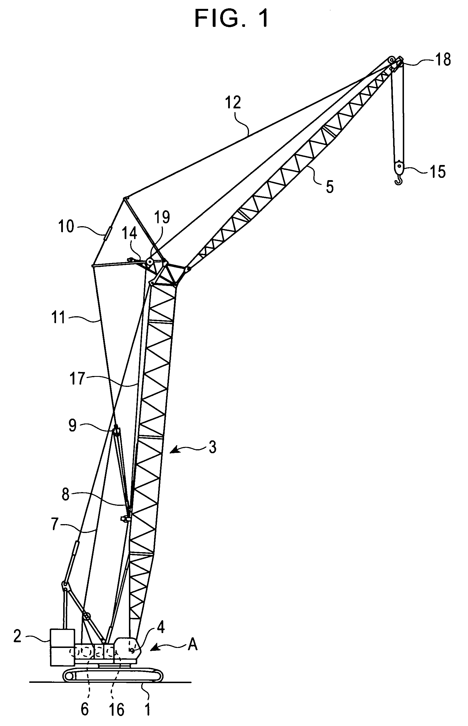 Traveling crane and assembling/disassembling method thereof