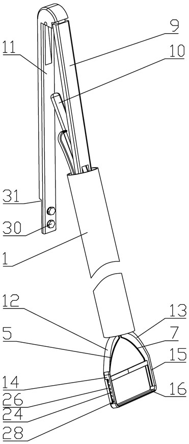 Easy-to-operate cable tag hanger