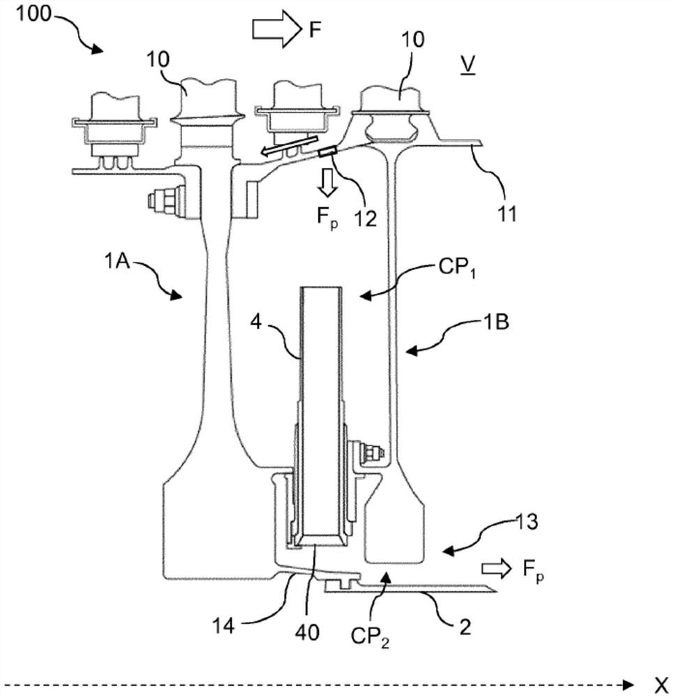 A turbine and method of collecting airflow in a turbine