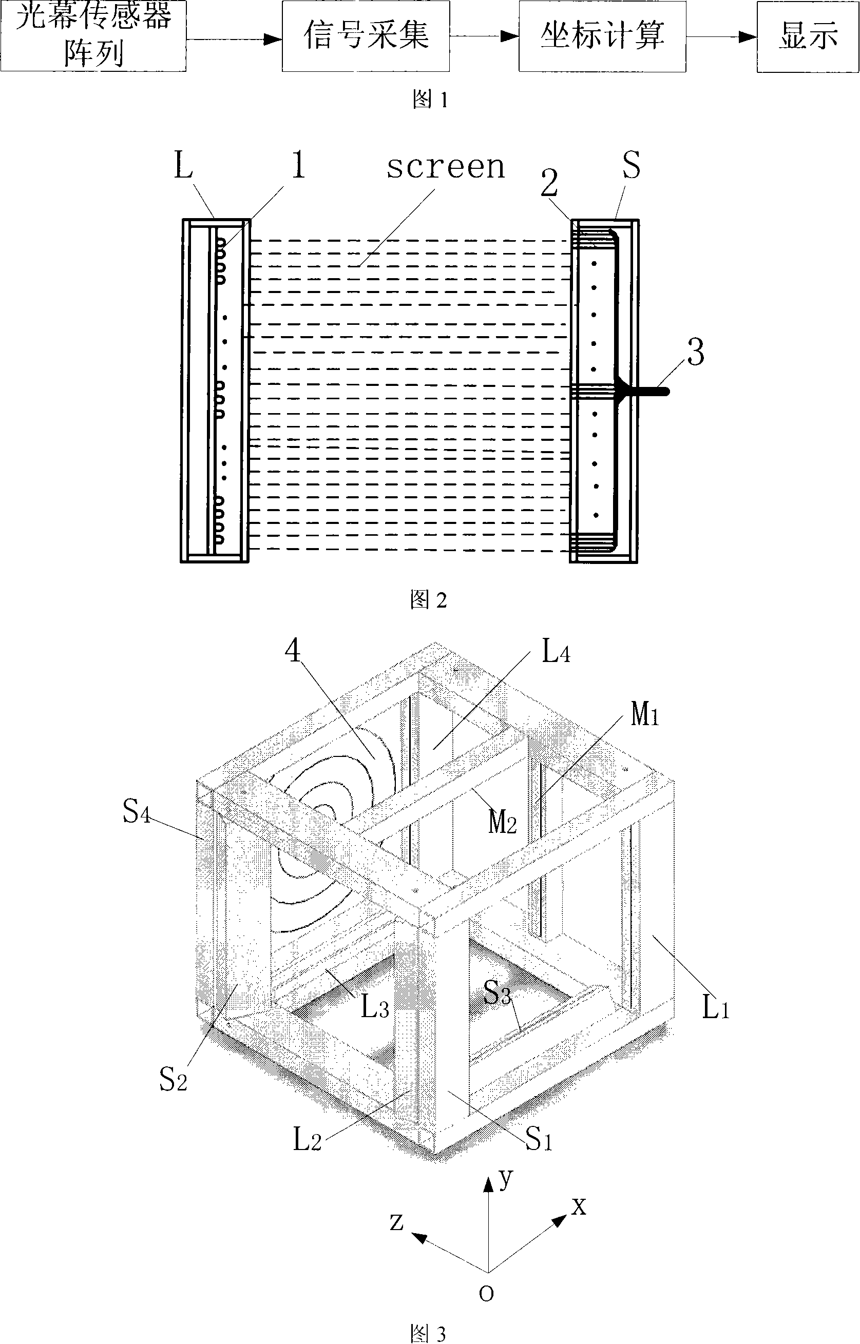 Light curtain array automatic scoring round target device and method