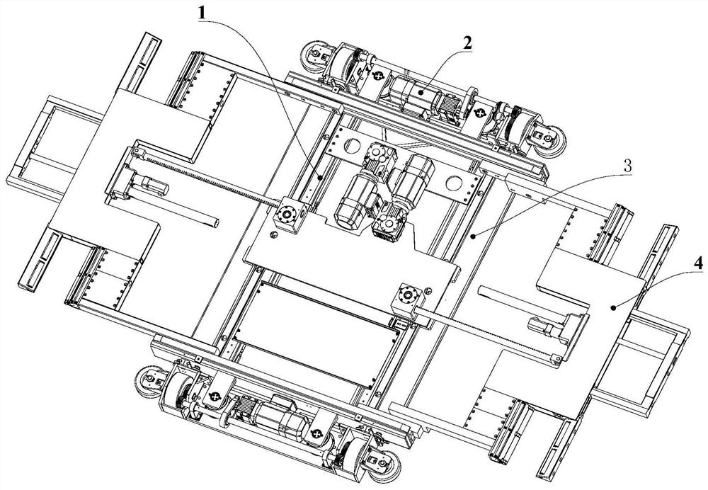 A lateral movement parking system