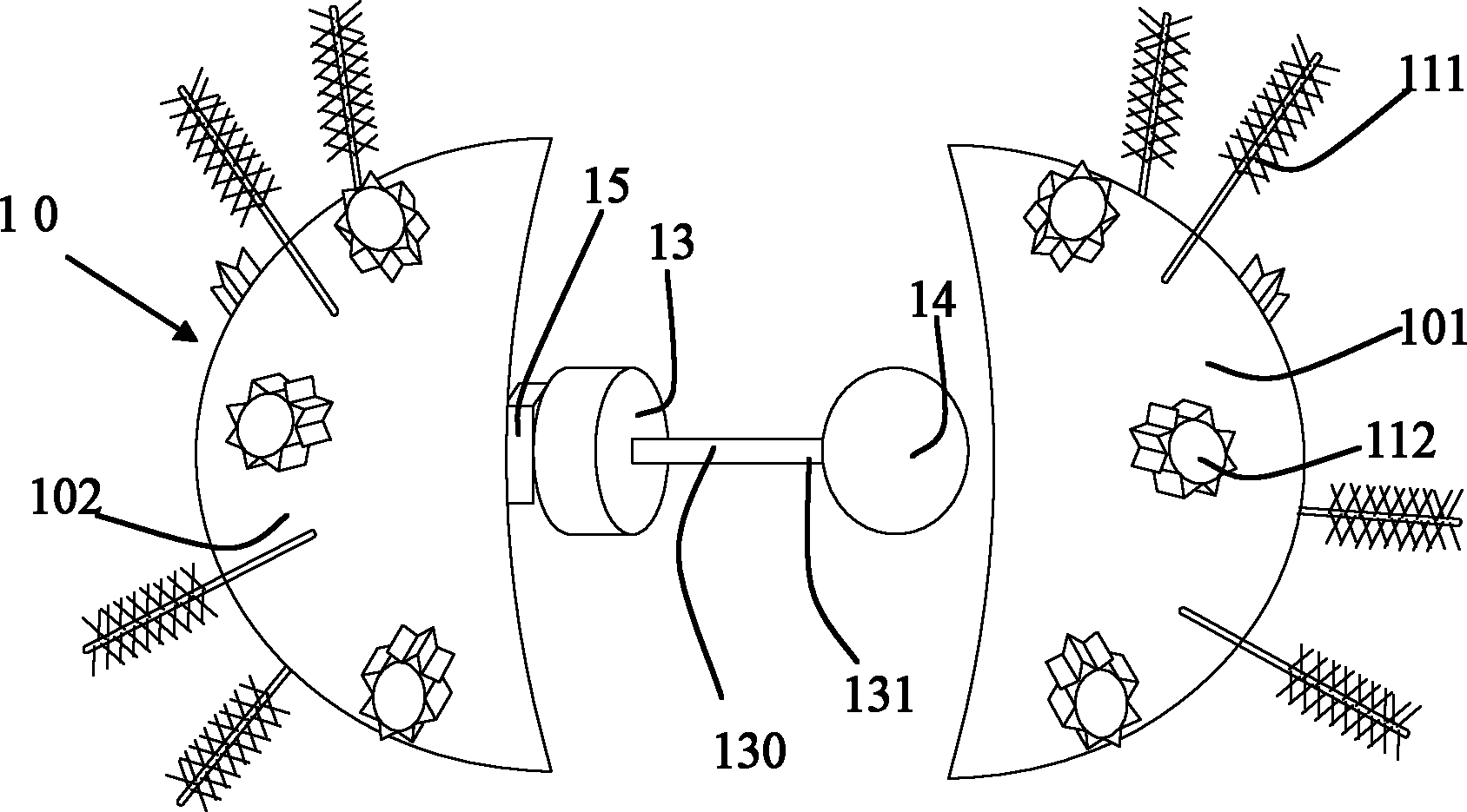 Electric small brush