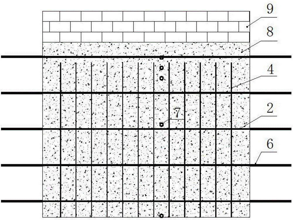 Construction method of reinforced concrete airtight wall and application of construction method