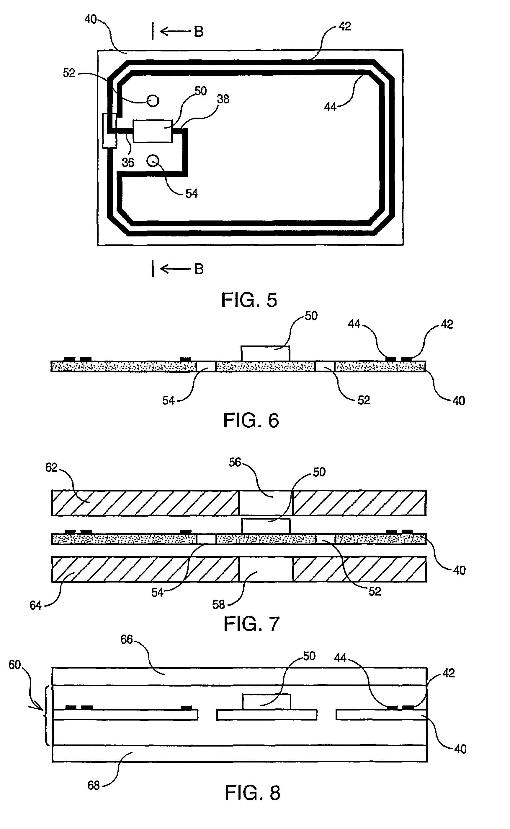 Method of producing a contactless chip card or a contact/contactless hybrid chip card with improved flatness