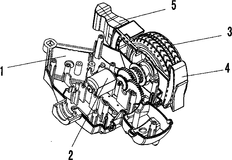 Swinging arm structure of automobile/robot
