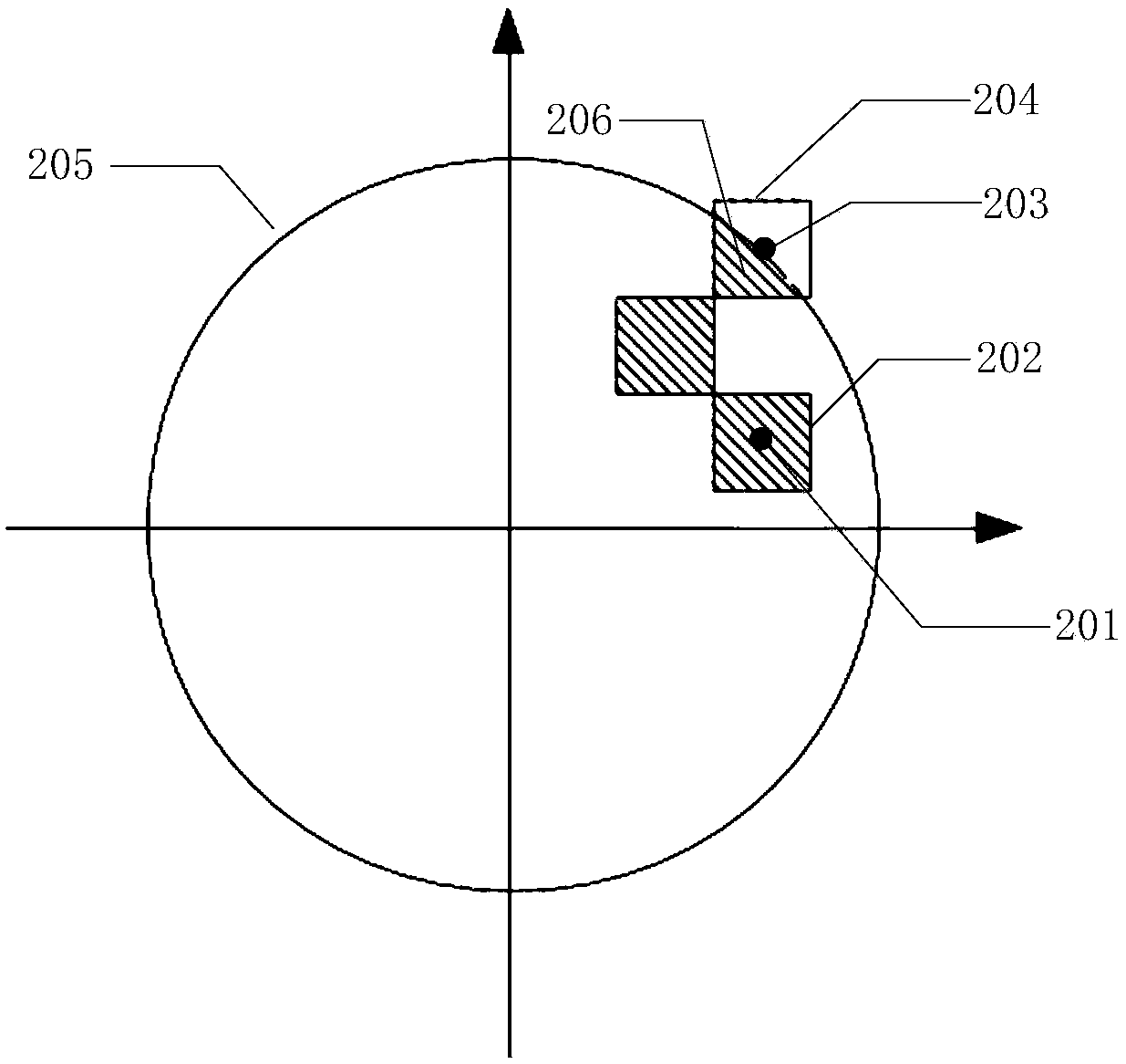 Method and device for obtaining light intensity distribution based on non-uniform calculation