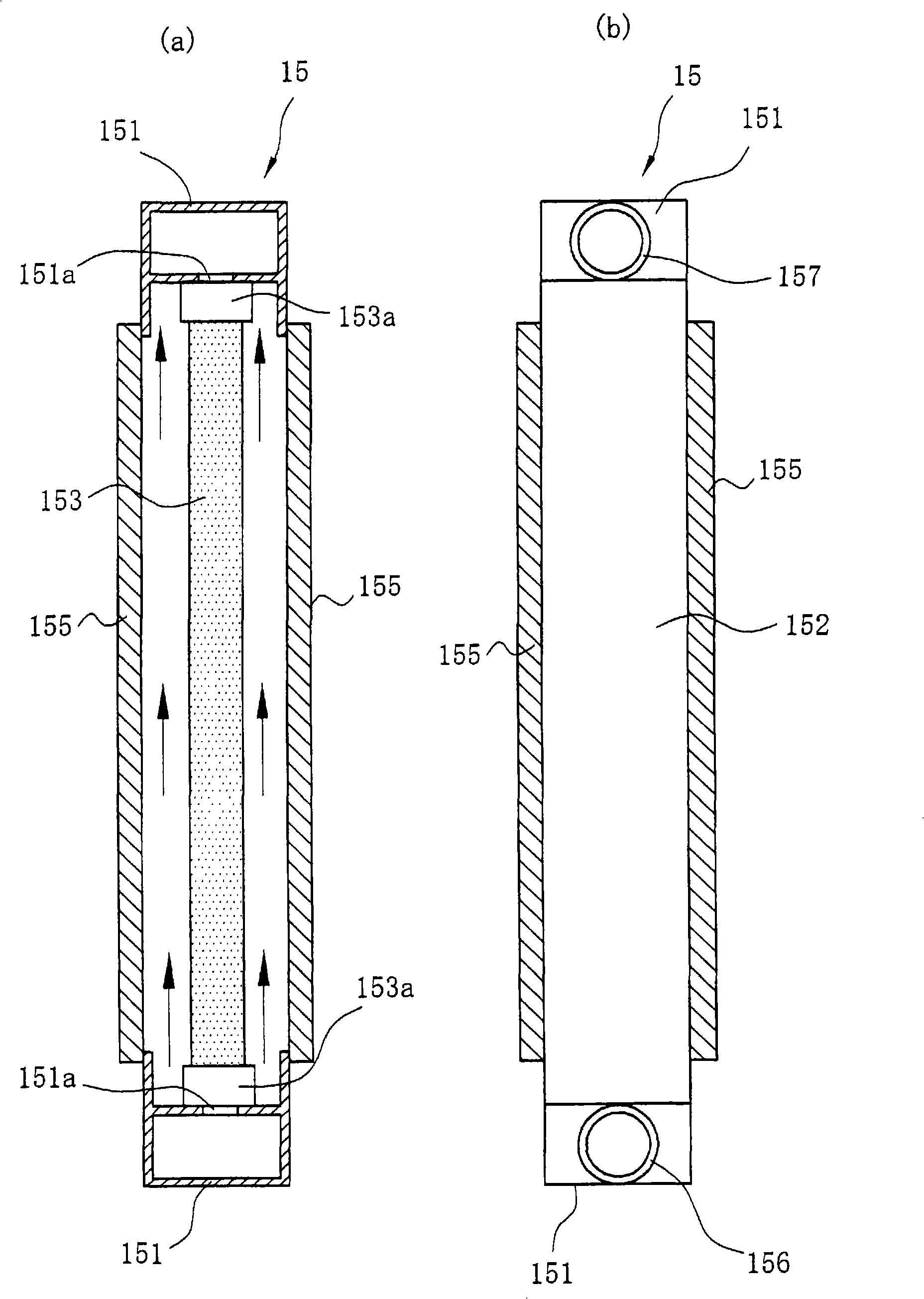 Bleaching/reforming apparatus for fiber and fiber structure