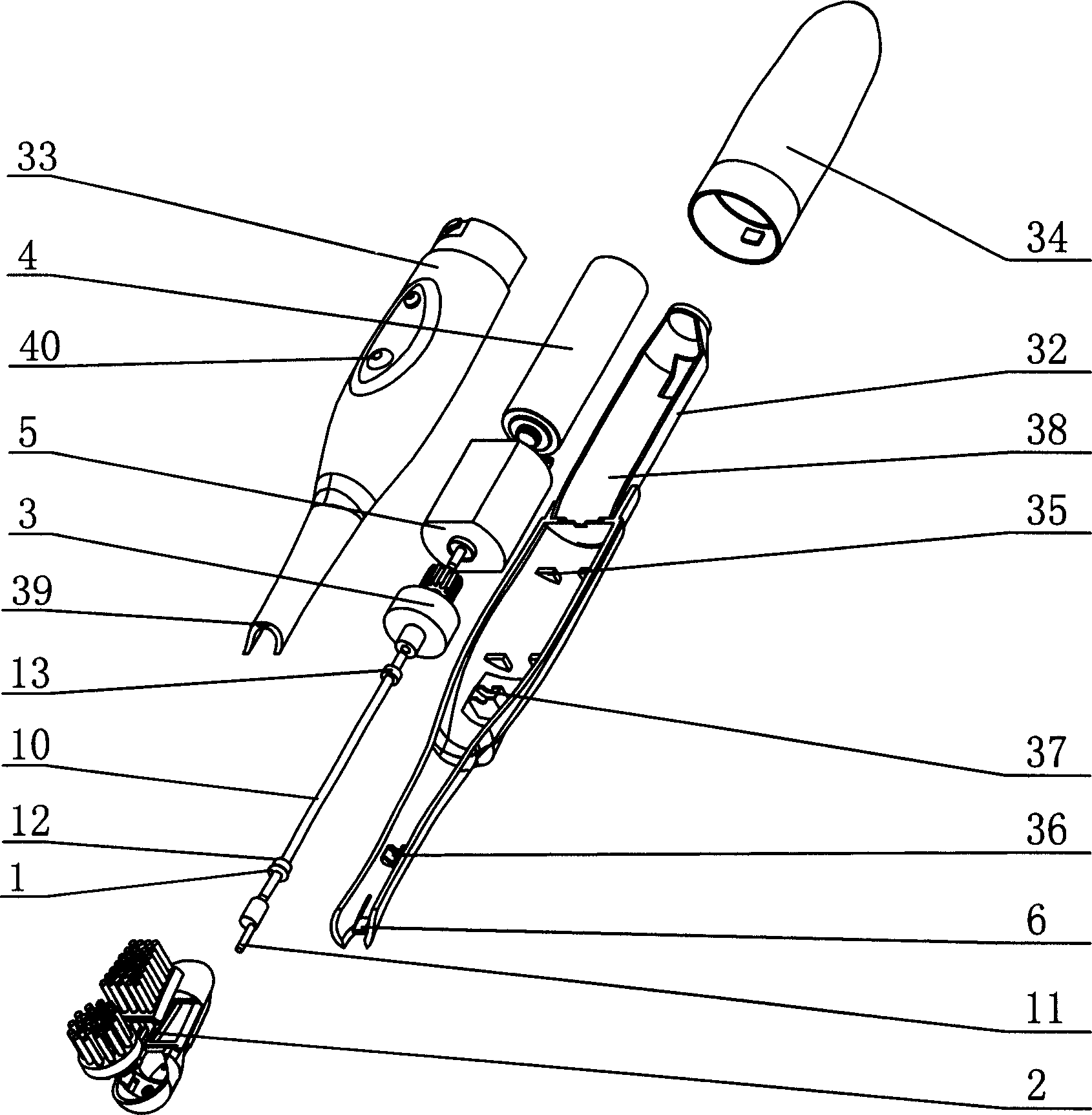 Electric teeth cleaning apparatus