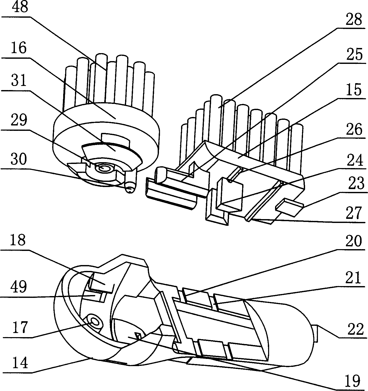 Electric teeth cleaning apparatus