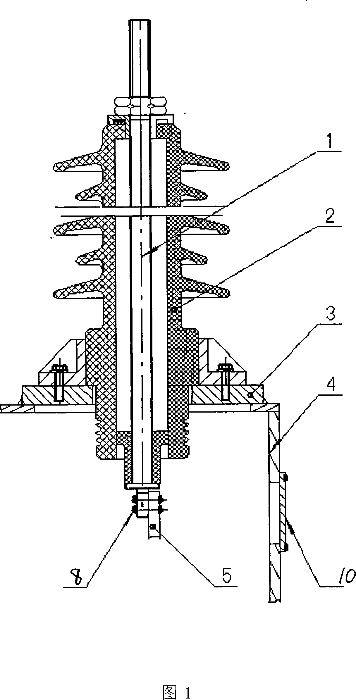 Transformer conducting bar and winding leads connection structure