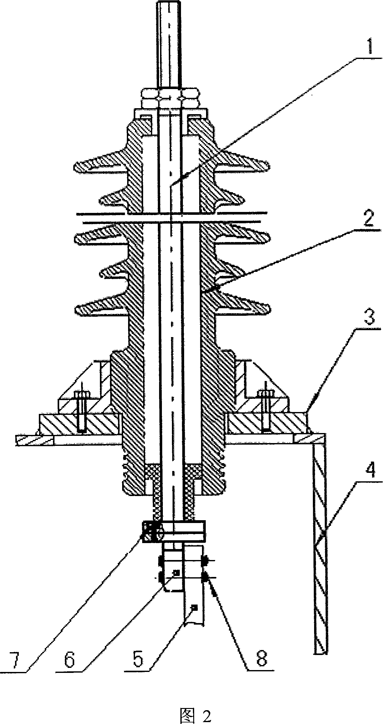 Transformer conducting bar and winding leads connection structure
