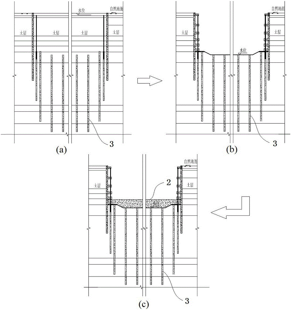 Method for predicting subsidence amount of ultra-long pile group by using stress dispersion mode