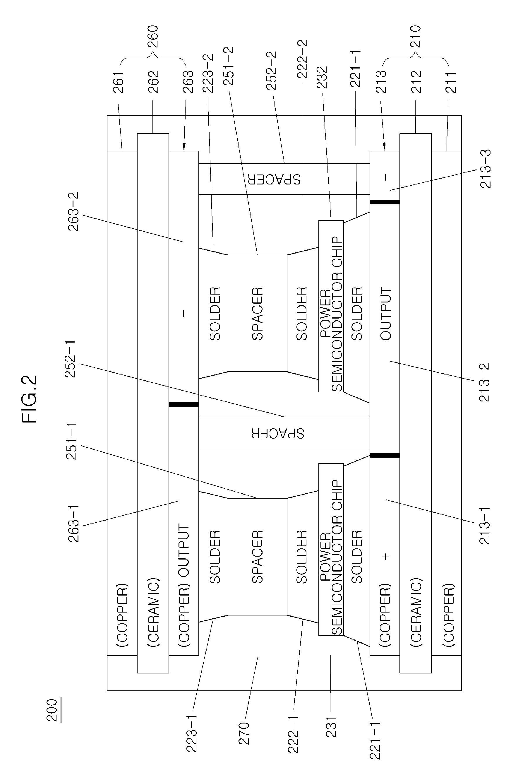 Double-sided cooling power module and method for manufacturing the same