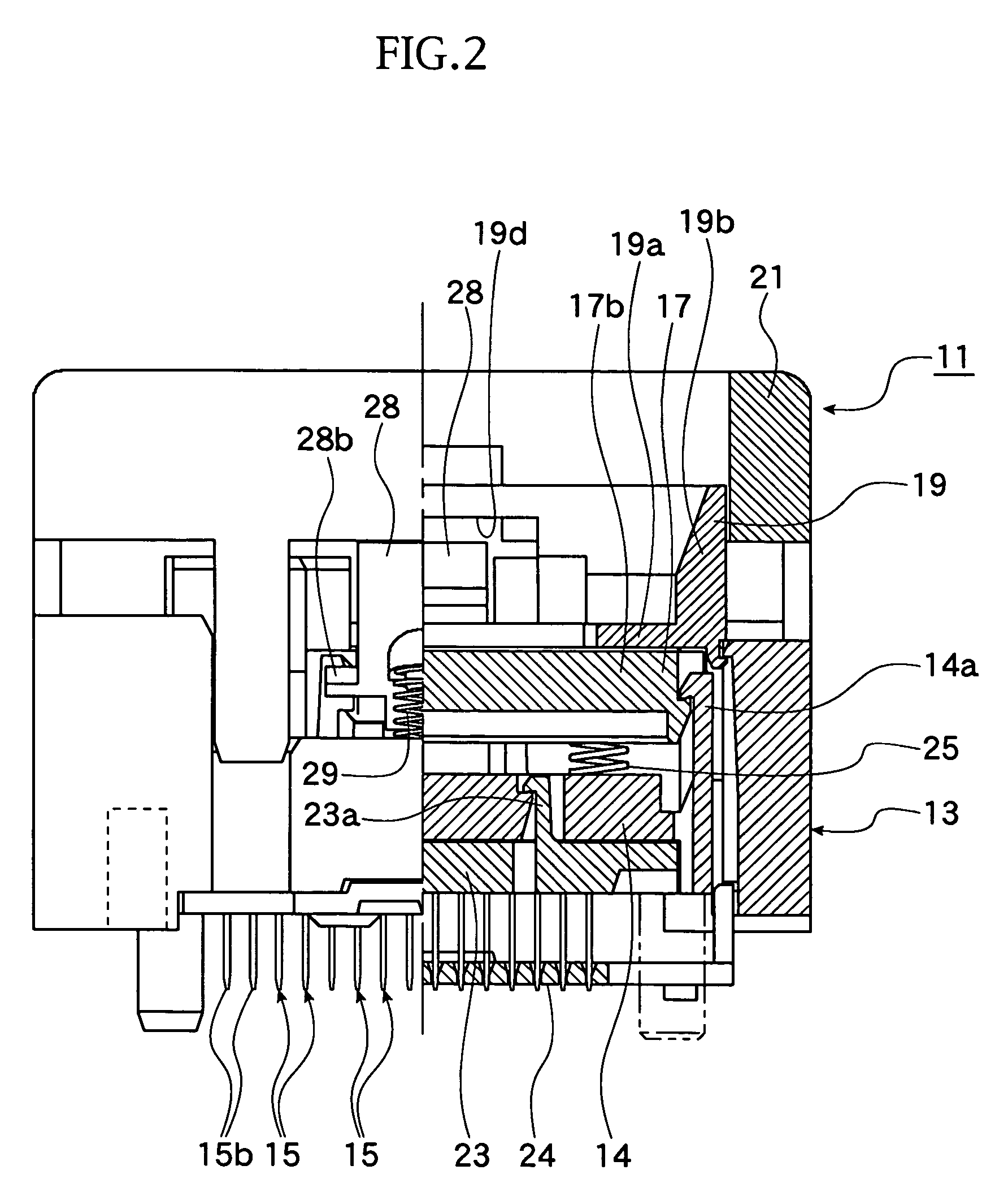 Socket for electrical parts