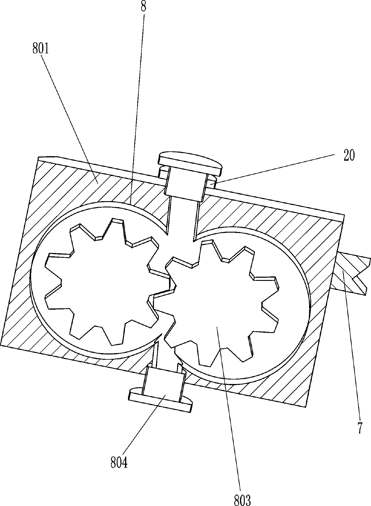 Large-diameter screw tightening supporting equipment