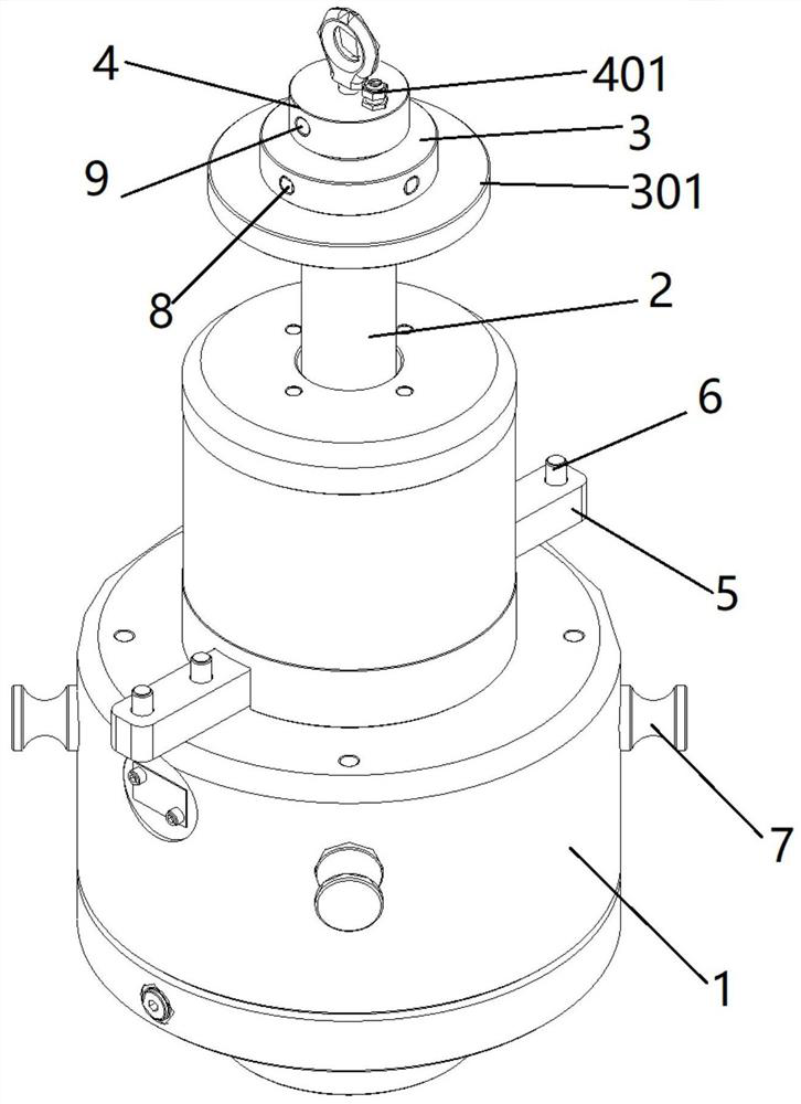 Servo cylinder structure convenient to install