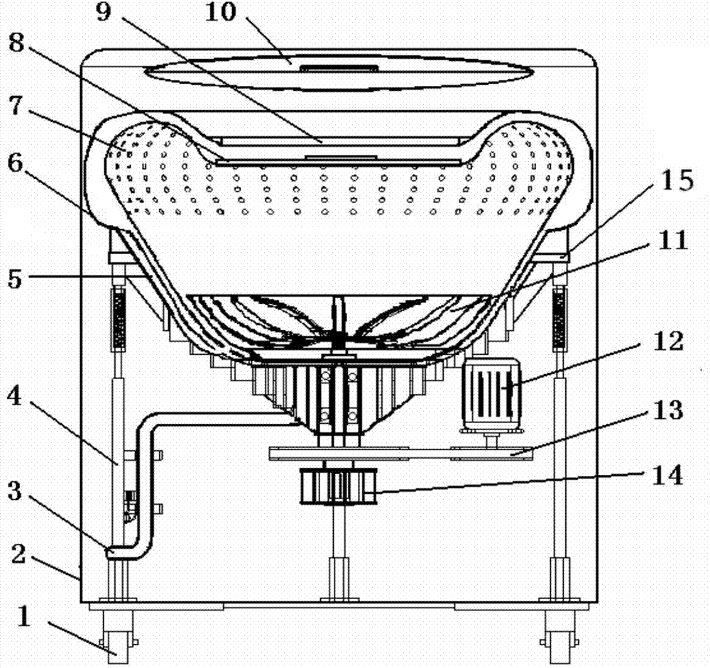 Preparation method for irregularly-shaped washing machine