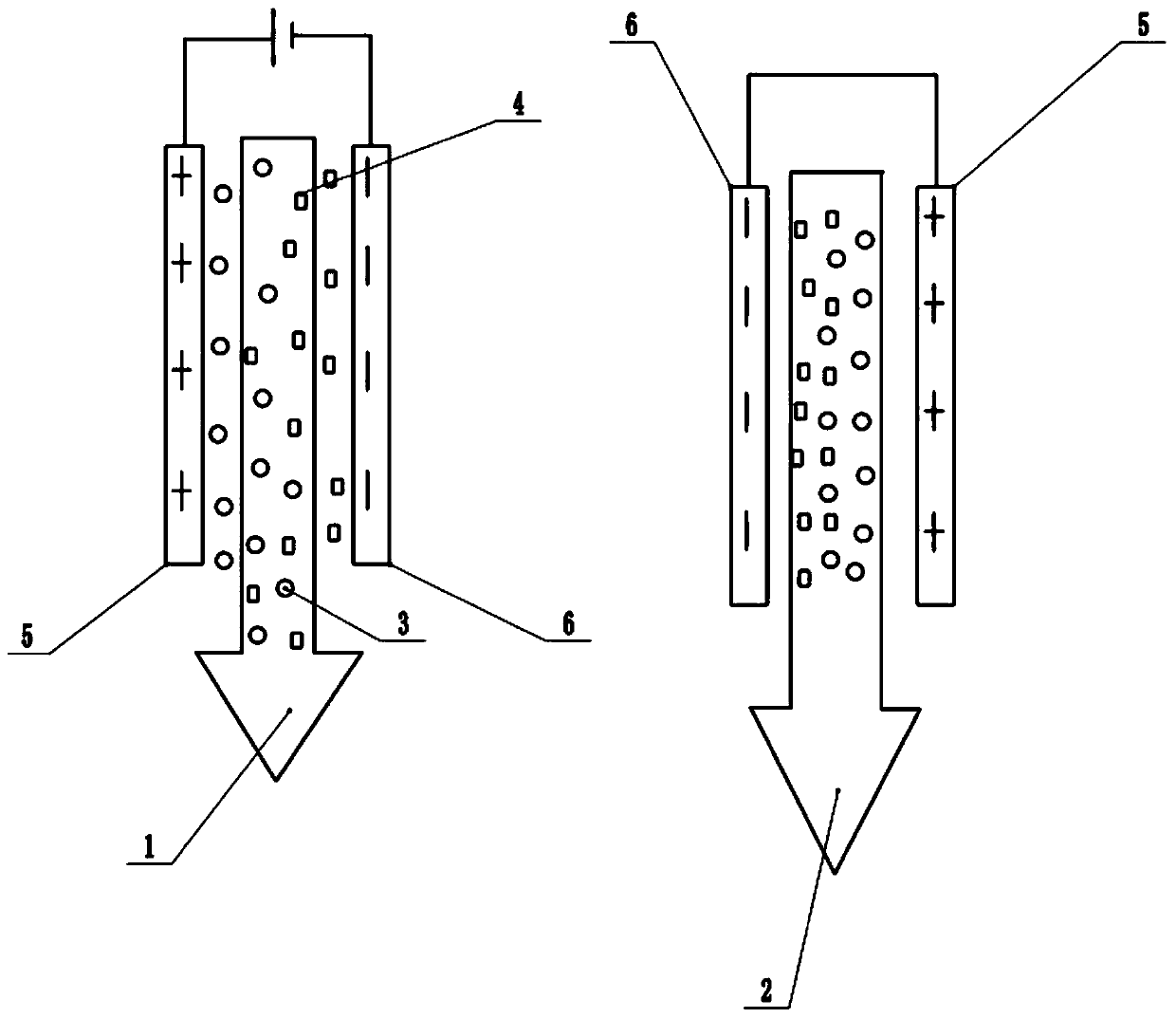 Method for removing salt by virtue of sphagnum-derived biomass carbon electrode