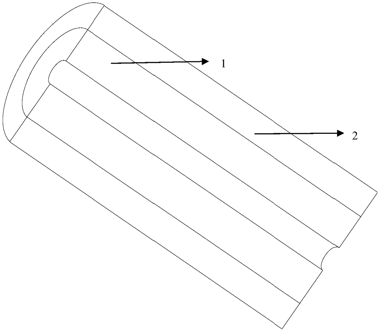 Arc extinguishing nozzle and fabrication method thereof