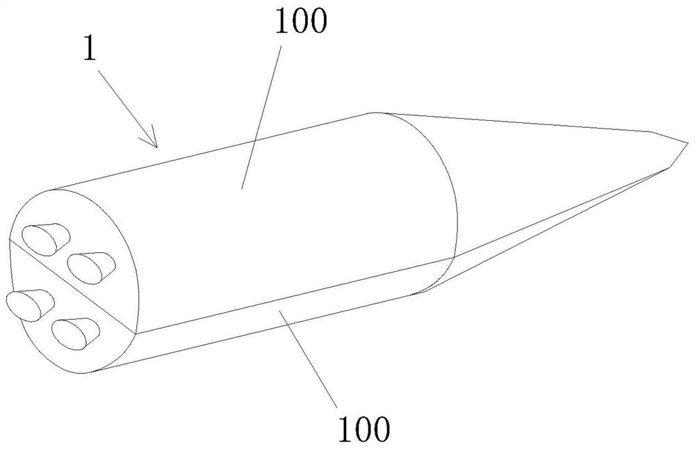 Recyclable and reusable composite structure at the end of launch vehicle