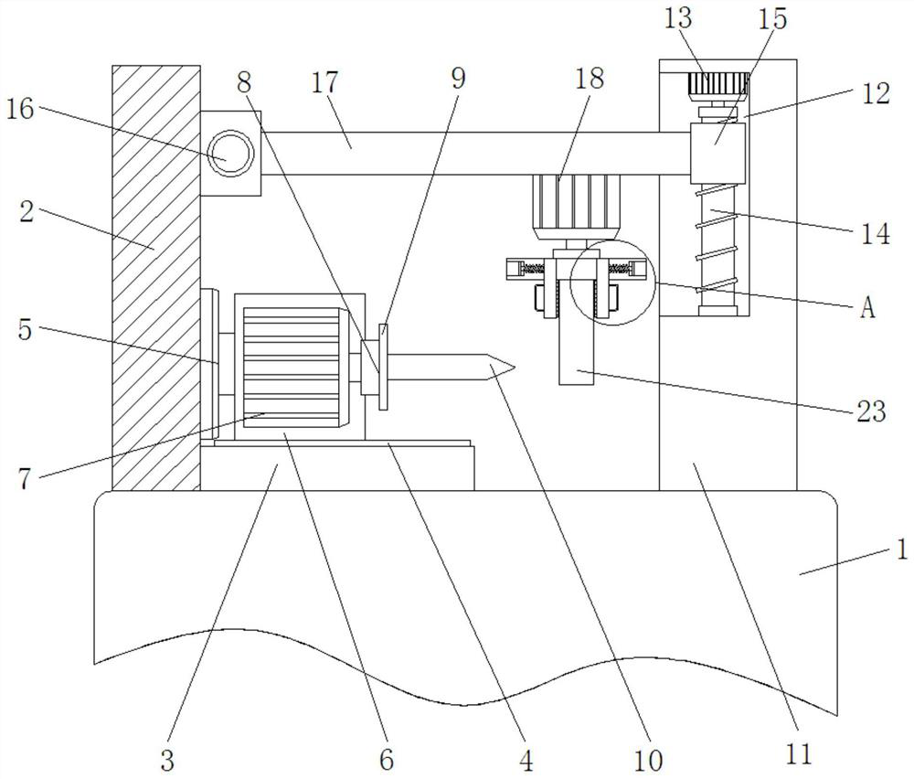 Performance detection device for mechanical part production