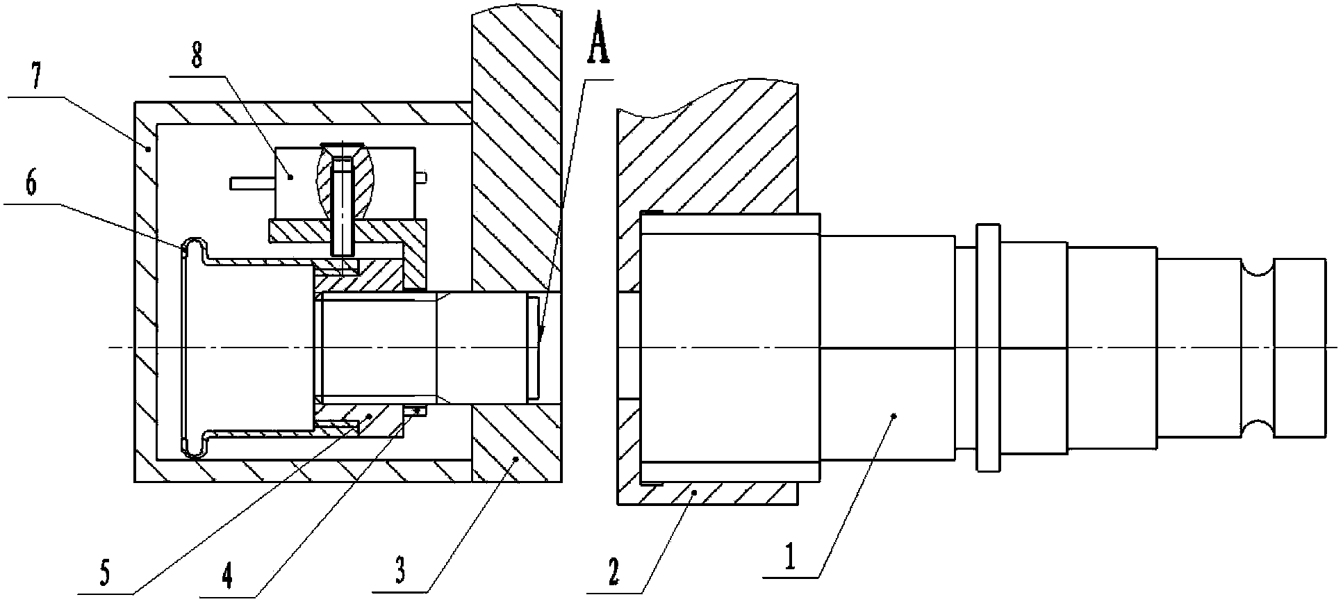 Locking and automatic unlocking mechanism for two-dimensional tracking rotating-tables