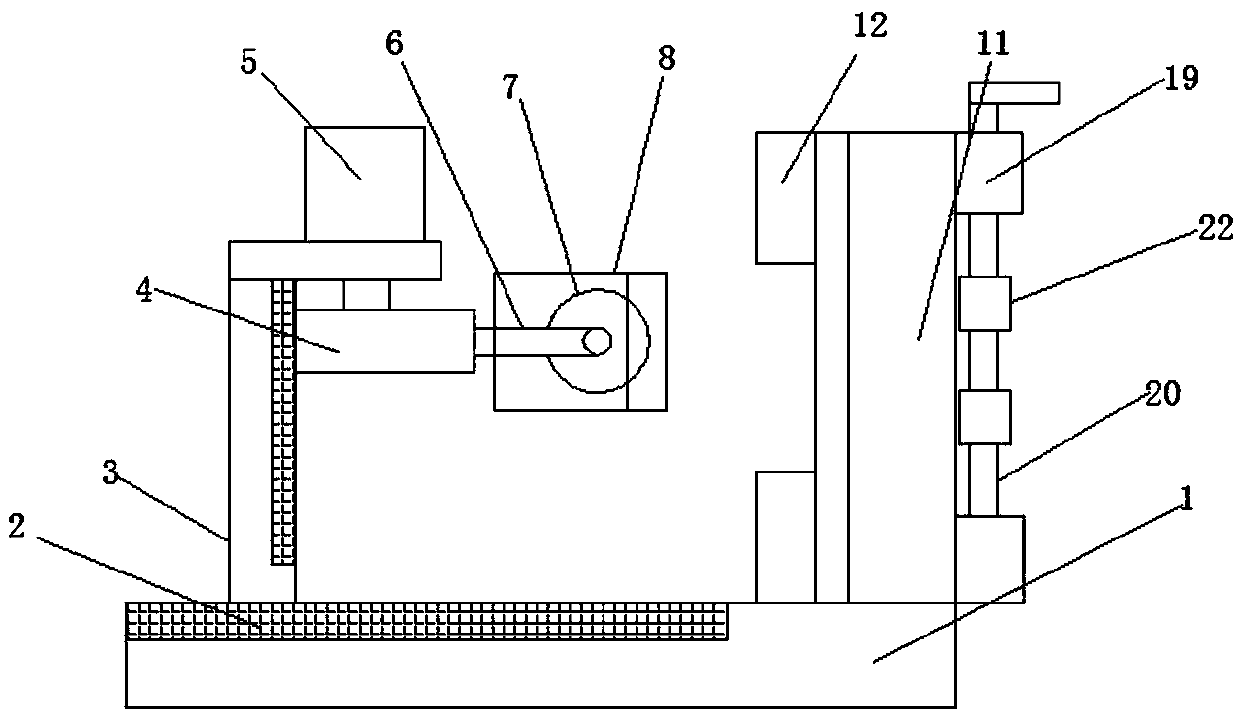 Cutting device for purifier plate machining