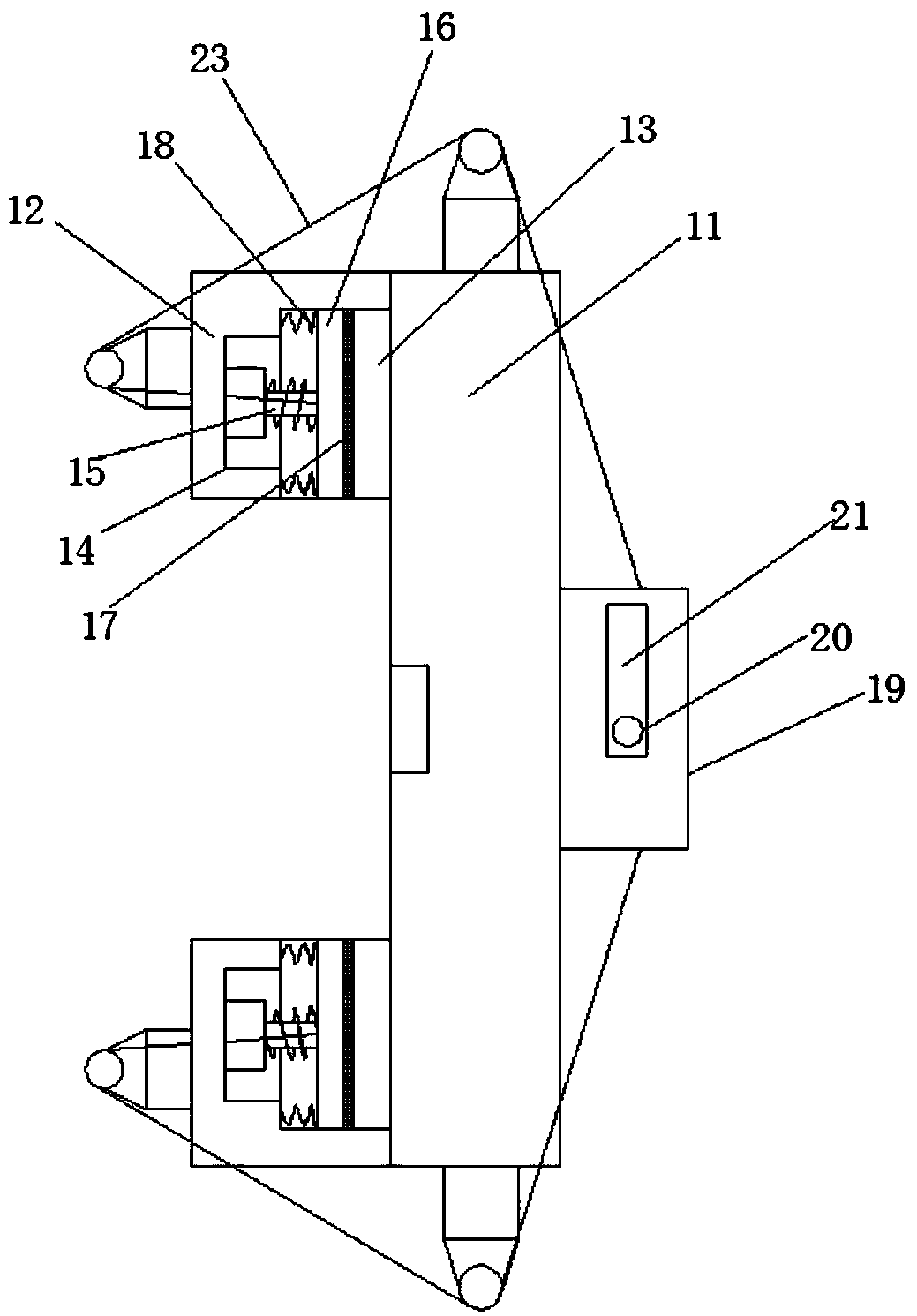 Cutting device for purifier plate machining